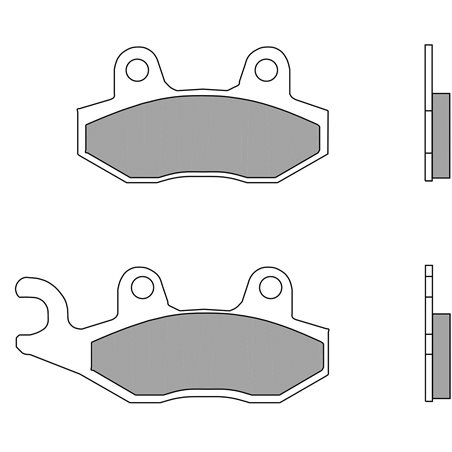 TRIUMPH DAYTONA SPRINT (right caliper) 900 (93-16) DELANTERAS BREMBO TRIUMPH DAYTONA SPRINT (right caliper) 900 (93-16) DELANTERAS BREMBO